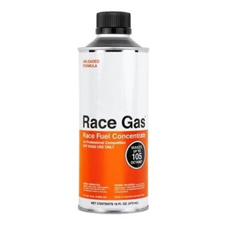 RACE GAS Race Gas 100016 16 oz Fuel Concentrate Increases Gasolin RGS-100016